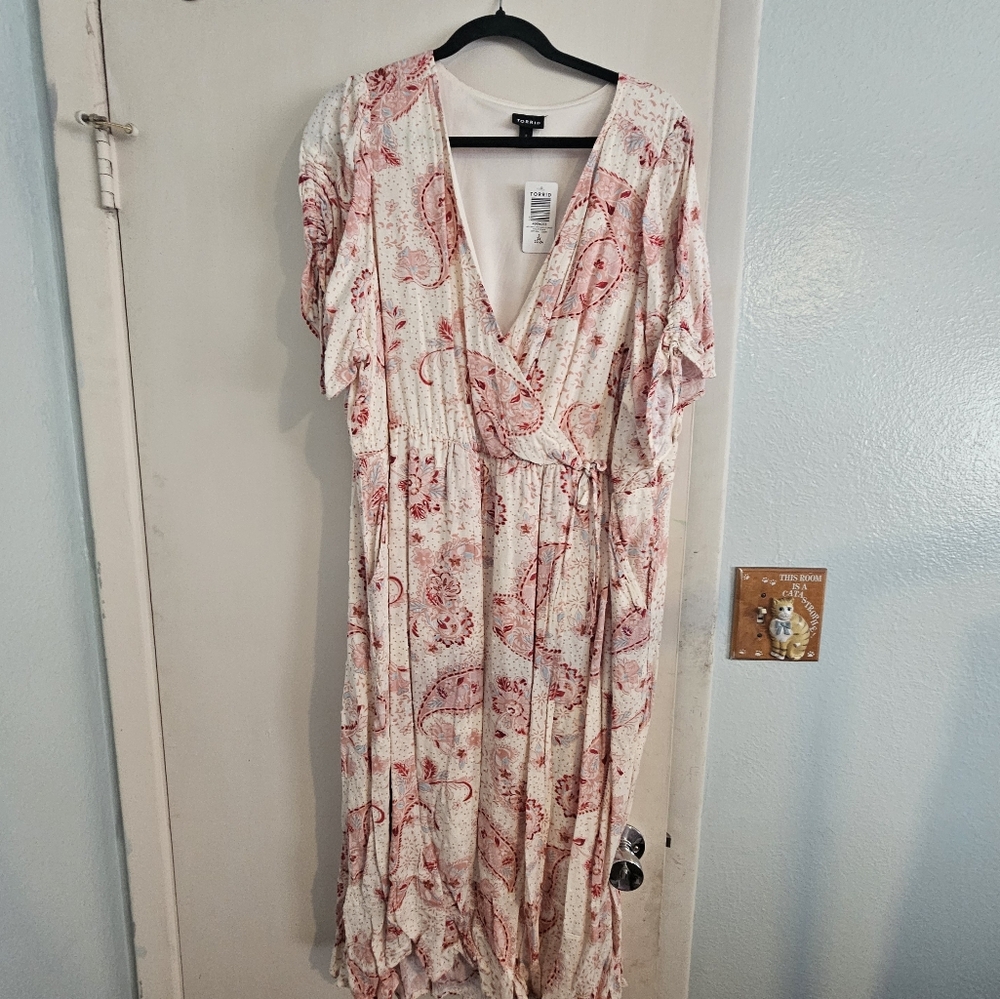 Beautiful Pink Paisley Dress